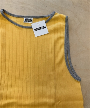 NPS - Tank top kontrast Yellow/light grey